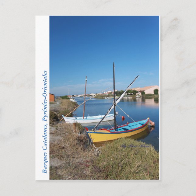 Carte postale Barques Catalanes Vykort (Framsida)