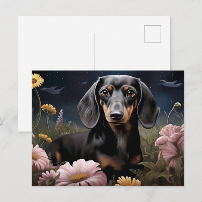 Carte postale Blossoming Spring Vykort (Fram/baksida)