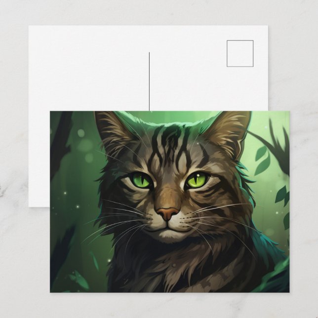 Carte postale Cats in the Wild Vykort (Fram/baksida)