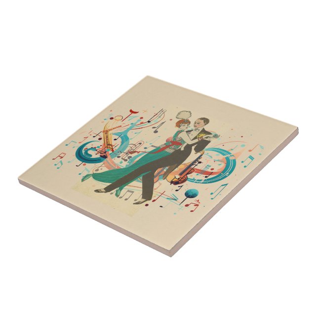 Carte Postale Ceramic Tile Kakelplatta (Sidan)