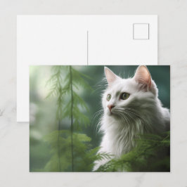 Carte postale Chat Foret 7 Vykort