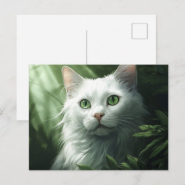 Carte postale Chat Foret 9 Vykort