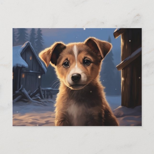Carte postale Chien 5-19 Vykort (Framsida)