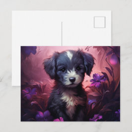Carte Postale Chien Ensoleillé Vykort