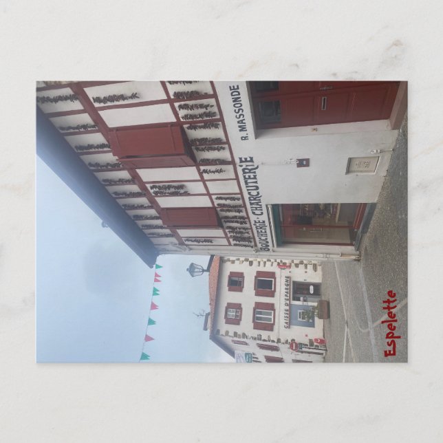 Carte postale d’Espelette Vykort (Framsida)