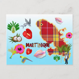 Carte postale de la Martinique Vykort