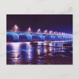 carte postale du pont de L'île d'Oléron charente Vykort