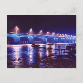 carte postale du pont de L'île d'Oléron charente Vykort