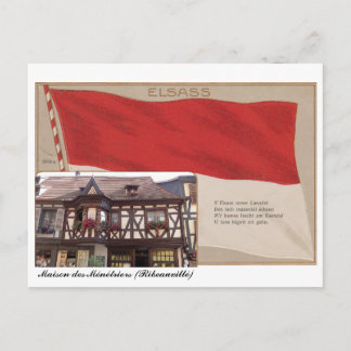 Carte postale "Elsass" Maison des Ménétriers Vykort