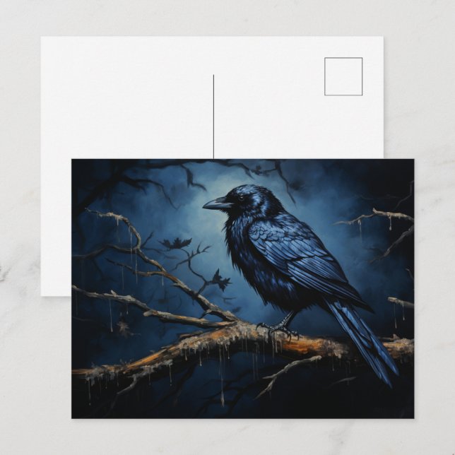 Carte postale Ethereal Feathers Vykort (Fram/baksida)