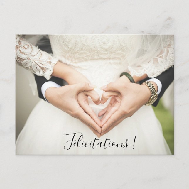 Carte postale FÉLICITATIONS Vykort (Framsida)