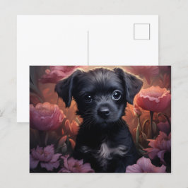 Carte Postale Fleur Épanouie Canine Vykort