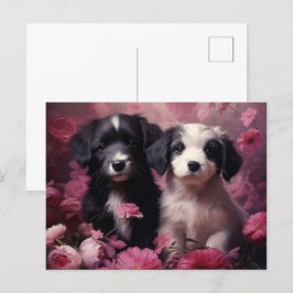 Carte Postale Fleur Mélodieuse du Chien Vykort