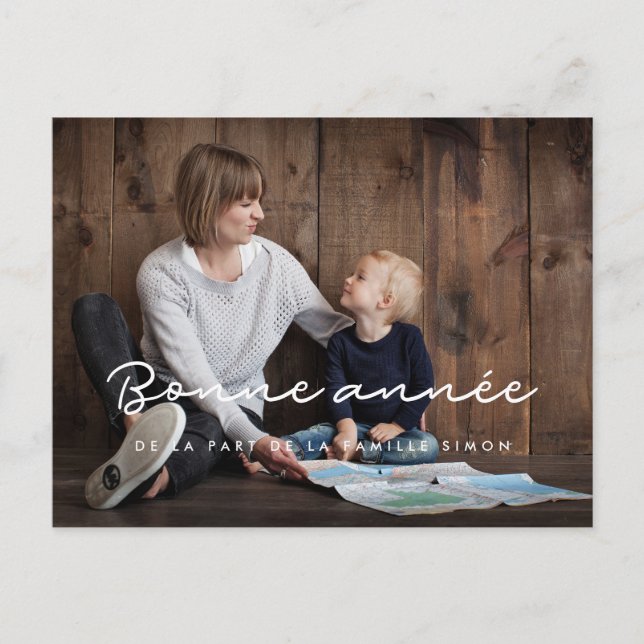 Carte postale-fotopersonnalisable Bonne année Vykort (Framsida)