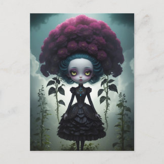 Carte postale - Gothic Flowers Helg Vykort