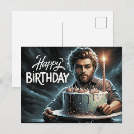 Carte Postale Happy Birthday 2026 -2 Vykort