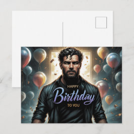 Carte Postale Happy Birthday 2026 -5 Vykort