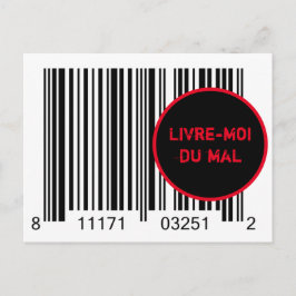 Carte Postale Ironème "Livre-moi du mal" Vykort
