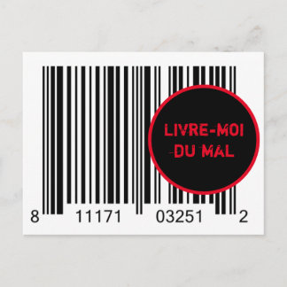 Carte Postale Ironème "Livre-moi du mal" Vykort