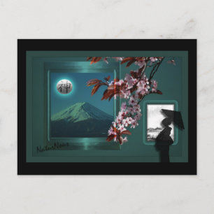 carte postale japonaise vykort