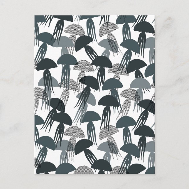 Carte postale JELLYFISH Vykort (Framsida)