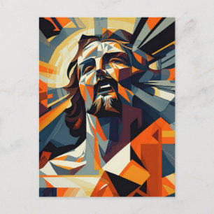 Carte Postale Jésus Kristus cubisme Vykort