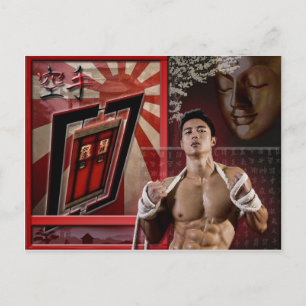 Carte postale Karate Vykort