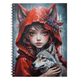 Carte Postale - Le petit chaperon rouge Anteckningsbok