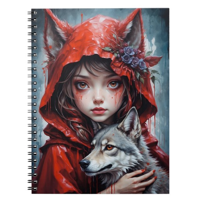 Carte Postale - Le petit chaperon rouge Anteckningsbok (Framsidan)