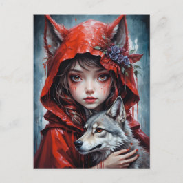 Carte Postale - Le petit chaperon rouge Helg Vykort
