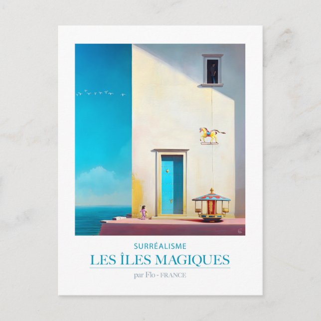 Carte postale Les îles magiques CP-DK835 Helg Vykort (Framsida)