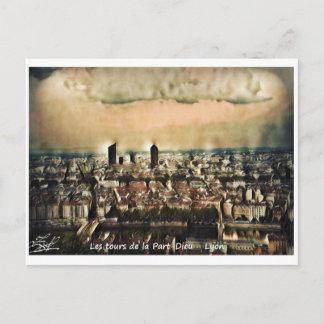 Carte Postale Les tours de la Part-Dieu - Lyon Vykort