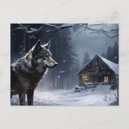 Carte postale Loup Série 1-2 Vykort
