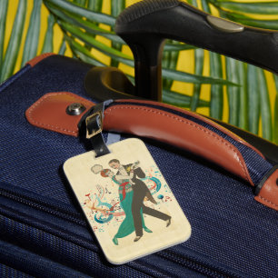 Carte Postale Luggage Tag Bagagebricka