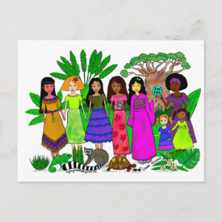 Carte postale Madagascar internationale Vykort