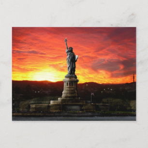 Carte postale New York statue liberté Vykort