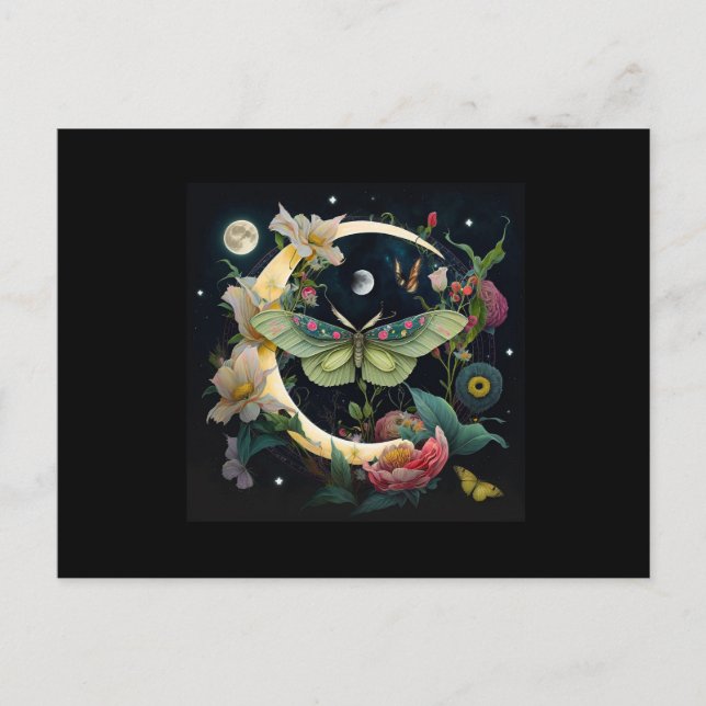 CARTE POSTALE- PAPILLON DE NUIT VYKORT (Framsida)