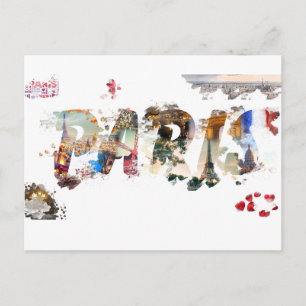 Carte Postale PARIS Vykort