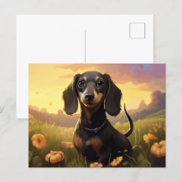Carte postale Paws in Petals Vykort