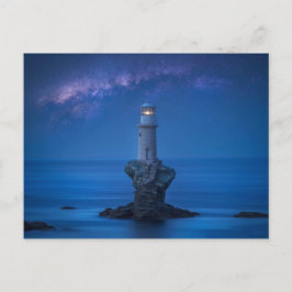 Carte Postale Phare Tourlitis - Ile d'Andros - Grè Vykort