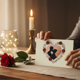 Carte Postale Photo ePersonnalisés – Cœur Vykort