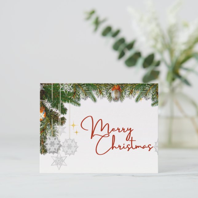 Carte postale pour fêtes annuelles helg vykort (Stående Fram)