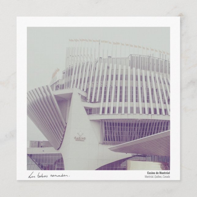 Carte Postale Québec - Temple du jeu montréalais (Framsida)