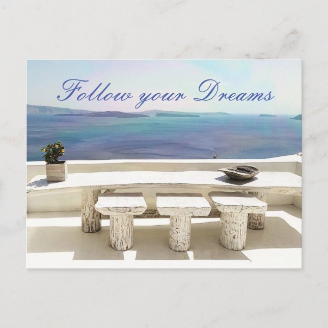 Carte postale Santorini Vykort (Framsida)