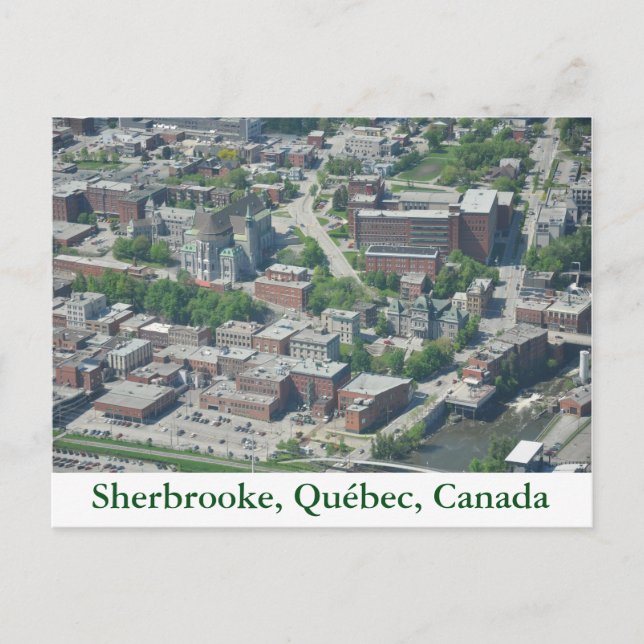Carte postale Sherbrooke, Québec, Kanada Vykort (Framsida)