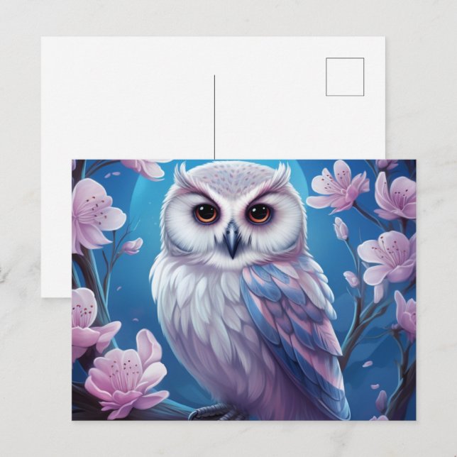 Carte postale Silent Wings Vykort (Fram/baksida)