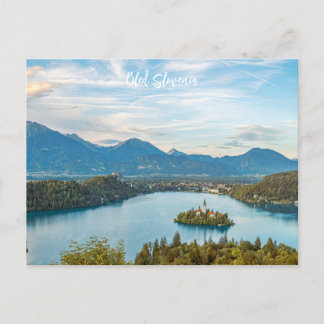 Carte postale slovénie bled vykort