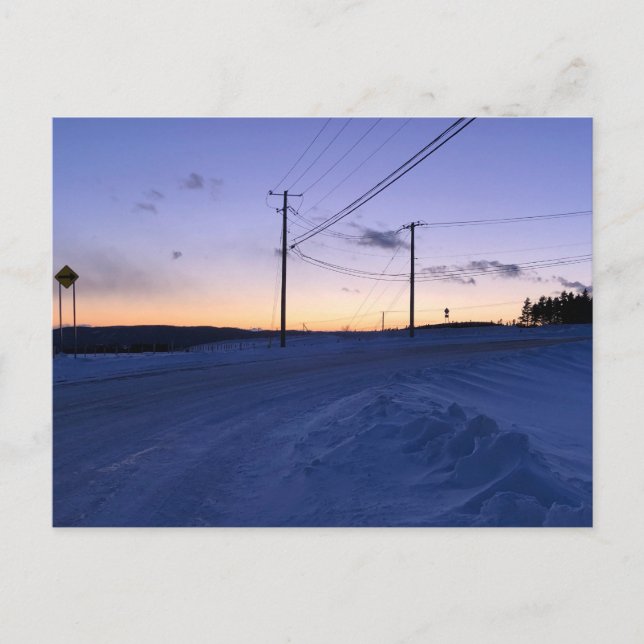 carte postale sur paysage vrais vykort (Framsida)
