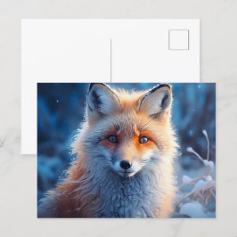 Carte postale The Agile Fox: Furtive Sketches Vykort