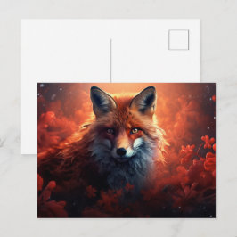 Carte postale The Enchanting Fox Vykort
